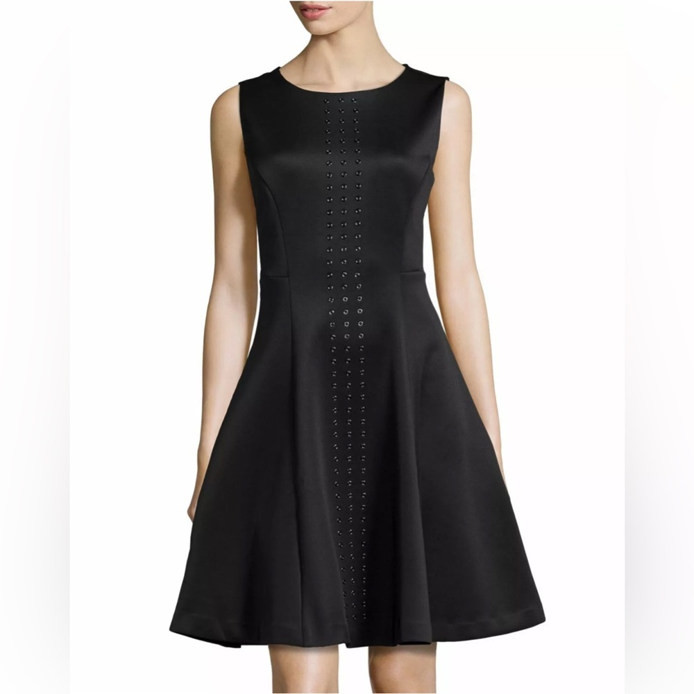 Philosophy Flare Sleeveless Black Dress